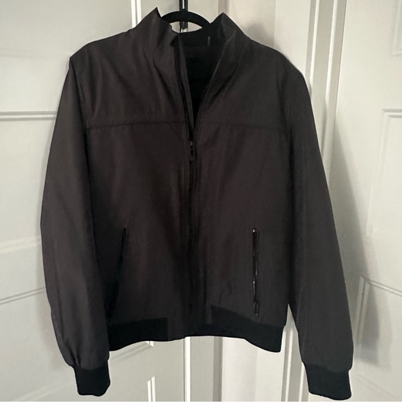 CALVIN KLEIN Men's Classic Midweight Stand Collar Jacket Black Medium - Picture 1 of 14